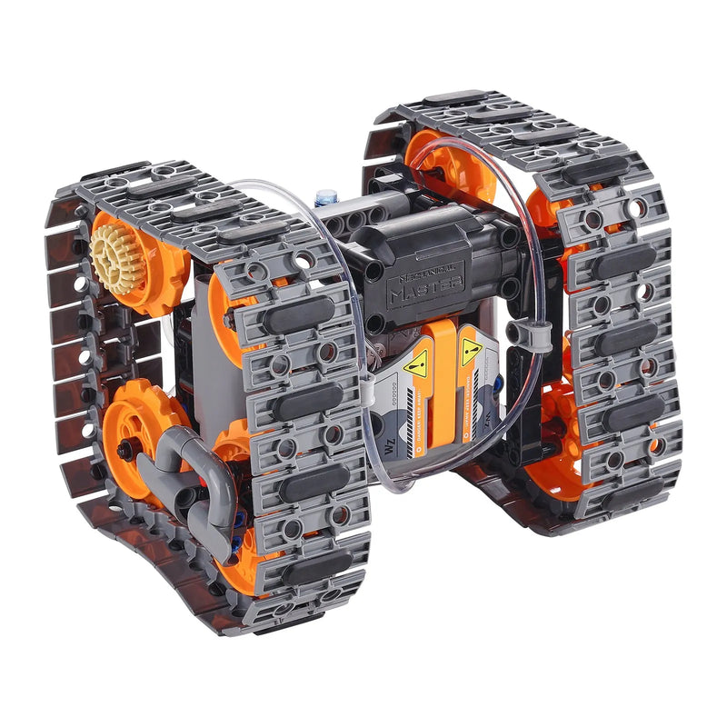 VEVOR STEM konstruktors bērniem 5-in-1, 554 detaļu kluču komplekts ar tālvadību un lietotnes vadību, RC automašīna, robots, tanks, Rubika kubs un sniega tīrītājs, programmējams STEM robots bērniem no 6 gadiem