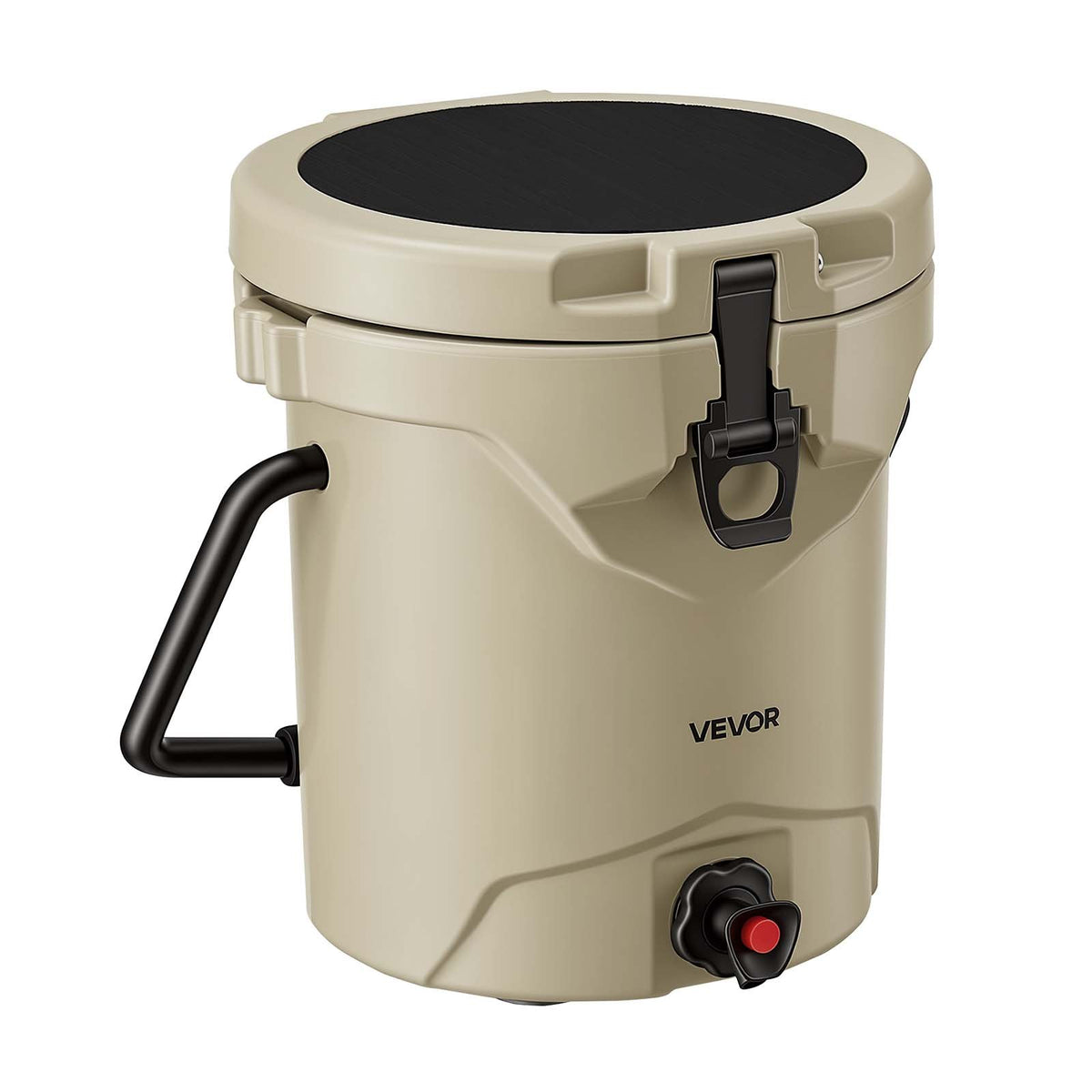 VEVOR izolēts dzērienu dozators, 9,5 l, karstiem un aukstiem dzērieniem, ar krānu, fiksējamu vāku un pārnēsāšanas rokturi