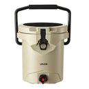 VEVOR izolēts dzērienu dozators, 9,5 l, karstiem un aukstiem dzērieniem, ar krānu, fiksējamu vāku un pārnēsāšanas rokturi