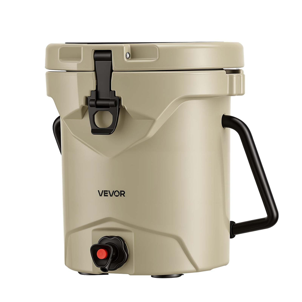 VEVOR izolēts dzērienu dozators, 9,5 l, karstiem un aukstiem dzērieniem, ar krānu, fiksējamu vāku un pārnēsāšanas rokturi