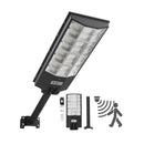 VEVOR 8000 W saules ielas lampa āra lietošanai 450000 lm LED drošības prožektors ar kustības sensoru, krēsla līdz rītausmai, IP65, piebraucamajam ceļam un pagalmam, 1 gab. - ZEMLETES.LV