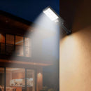 VEVOR saules ielu lampas 4 gab., 500 W, 50 000 lm, LED āra prožektori ar kustības sensoru, krēslas–rītausmas režīms, IP65 ūdensizturība, apgaismojumam pagalmā un piebraucamajā ceļā - ZEMLETES.LV
