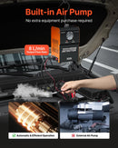 VEVOR automobiļu dūmu noplūdes detektors SD704, DC 12 V, 65 W, EVAP diagnostika, iebūvēts gaisa sūknis, spiediena mērītājs, 2 režīmi, automašīnām, motocikliem, kravas auto, laivām un ATV