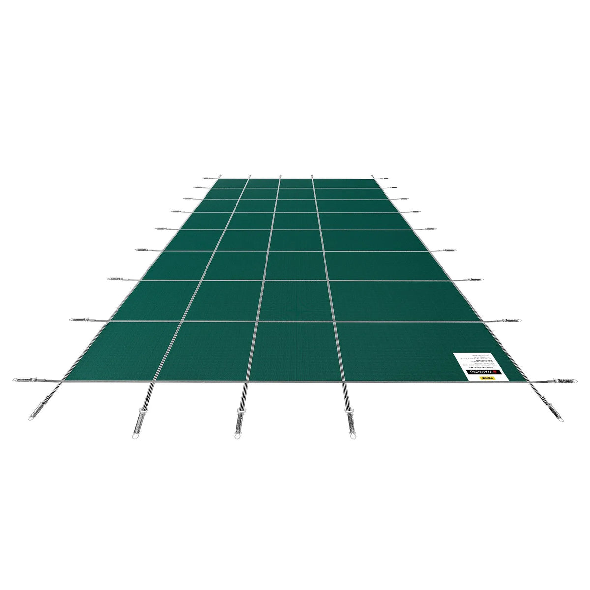 VEVOR Pool Safety Cover 4.88 × 9.14 m Rectangular In-Ground Pools, Safety Cover with Drainage Holes, Mesh Winter Cover for Swimming Pool, Green
