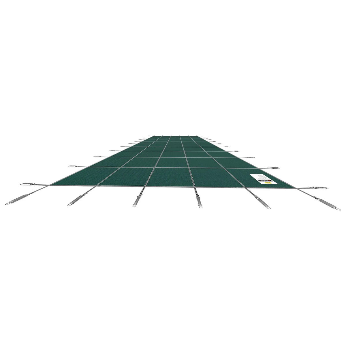 VEVOR Pool Safety Cover 5.48 × 12.8 m, Fits 4.88 × 12.19 m Rectangular In-Ground Pools, Mesh Winter Safety Cover for Swimming Pools, Green