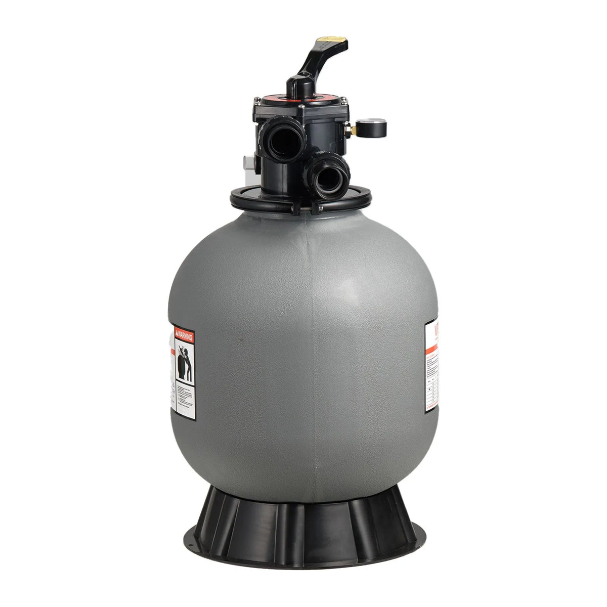VEVOR Sand Filter for Pool, 457.2 mm, 151.4 l/min, Above-Ground and In-Ground Pool Filtration System with 7-Way Multifunction Valve (Backwash, Rinse, Recirculate, Drain, Winter, Closed Mode)