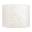 VEVOR cilindrisks lina lampas abažūrs Ø33 cm augša × Ø33 cm apakša × 25 cm augstums, vidēja izmēra abažūrs galda, grīdas un piekaramajām lampām, gaišs lins - ZEMLETES.LV