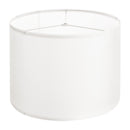VEVOR cilindrisks lina lampas abažūrs Ø33 cm augša × Ø33 cm apakša × 25 cm augstums, vidēja izmēra abažūrs galda, grīdas un piekaramajām lampām, balts lins - ZEMLETES.LV