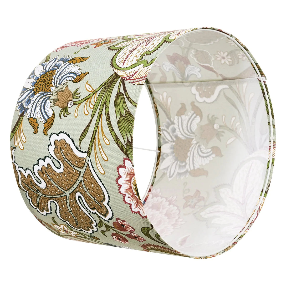 VEVOR cilindrisks lina lampas abažūrs 2 gab., Ø33 cm augša × Ø33 cm apakša × 25 cm augstums, vidēja izmēra abažūrs galda, grīdas un piekaramajām lampām, tumšs ziedu raksts - ZEMLETES.LV