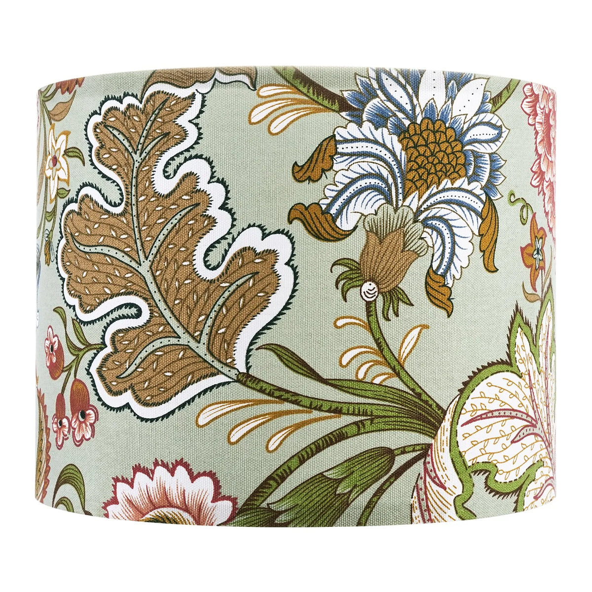 VEVOR cilindrisks lina lampas abažūrs 2 gab., Ø33 cm augša × Ø33 cm apakša × 25 cm augstums, vidēja izmēra abažūrs galda, grīdas un piekaramajām lampām, tumšs ziedu raksts - ZEMLETES.LV
