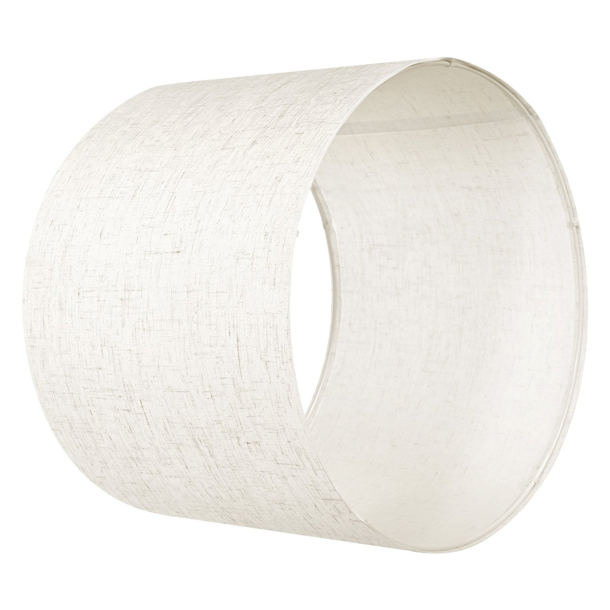 VEVOR cilindrisks lina lampas abažūrs 2 gab., Ø41 cm augša × Ø41 cm apakša × 30 cm augstums, liela izmēra abažūrs ar turētāju galda, grīdas un piekaramajām lampām, gaišs lins - ZEMLETES.LV