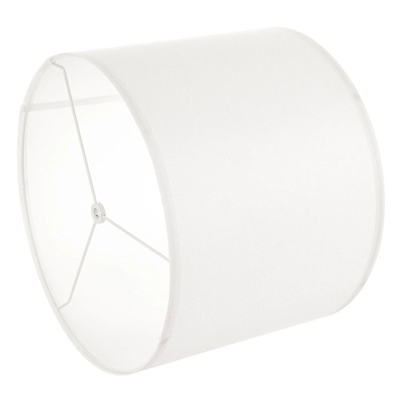VEVOR cilindrisks lampas abažūrs 2 gab., Ø41 cm augša × Ø41 cm apakša × 30 cm augstums, liela izmēra abažūrs ar turētāju galda, grīdas un piekaramajām lampām, balts - ZEMLETES.LV