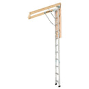 VEVOR bēniņu kāpnes ar 170 kg celtspēju, regulējams augstums 3–3,13 m, daudzfunkcionālas salokāmas alumīnija kāpnes, piemērotas griestu augstumam 2,34–3,12 m, ērtai piekļuvei bēniņiem - ZEMLETES.LV