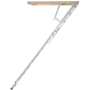 VEVOR salokāmas bēniņu kāpnes ar 158,8 kg celtspēju, 57 × 160 cm, daudzfunkcionālas alumīnija pagarināmās kāpnes, vieglas un pārnēsājamas, piemērotas griestu augstumam 2,9–3,7 m, ērtai piekļuvei bēniņiem - ZEMLETES.LV