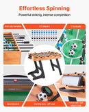 VEVOR salokāms galda futbols 106 cm, standarta izmēra iekštelpu galda futbola galds mājai, ģimenei un spēļu istabai, izturīgs komplekts ar 2 bumbiņām