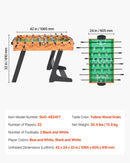 VEVOR salokāms galda futbols 106 cm, standarta izmēra iekštelpu galda futbola galds mājai, ģimenei un spēļu istabai, izturīgs komplekts ar 2 bumbiņām