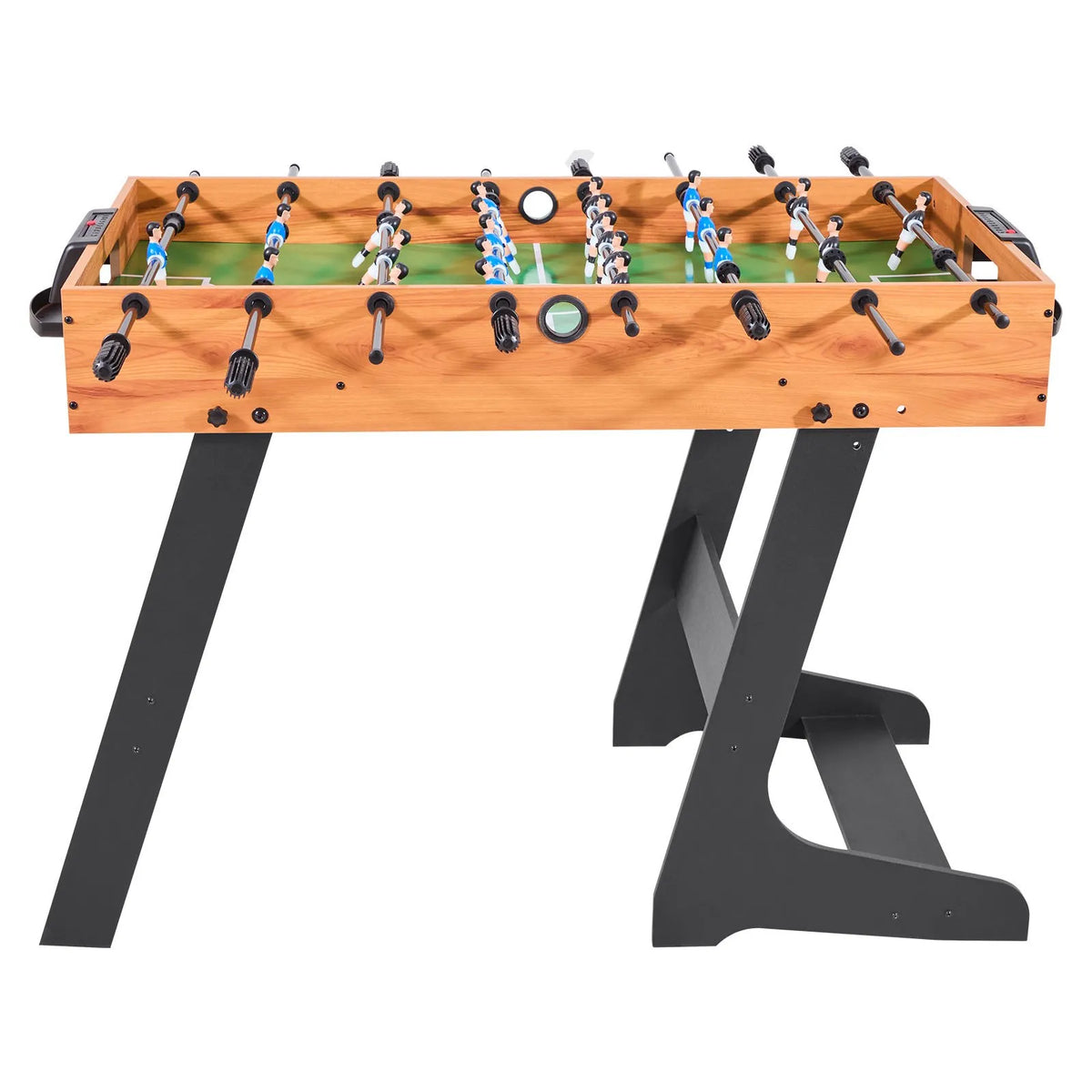 VEVOR salokāms galda futbols 106 cm, standarta izmēra iekštelpu galda futbola galds mājai, ģimenei un spēļu istabai, izturīgs komplekts ar 2 bumbiņām - ZEMLETES.LV
