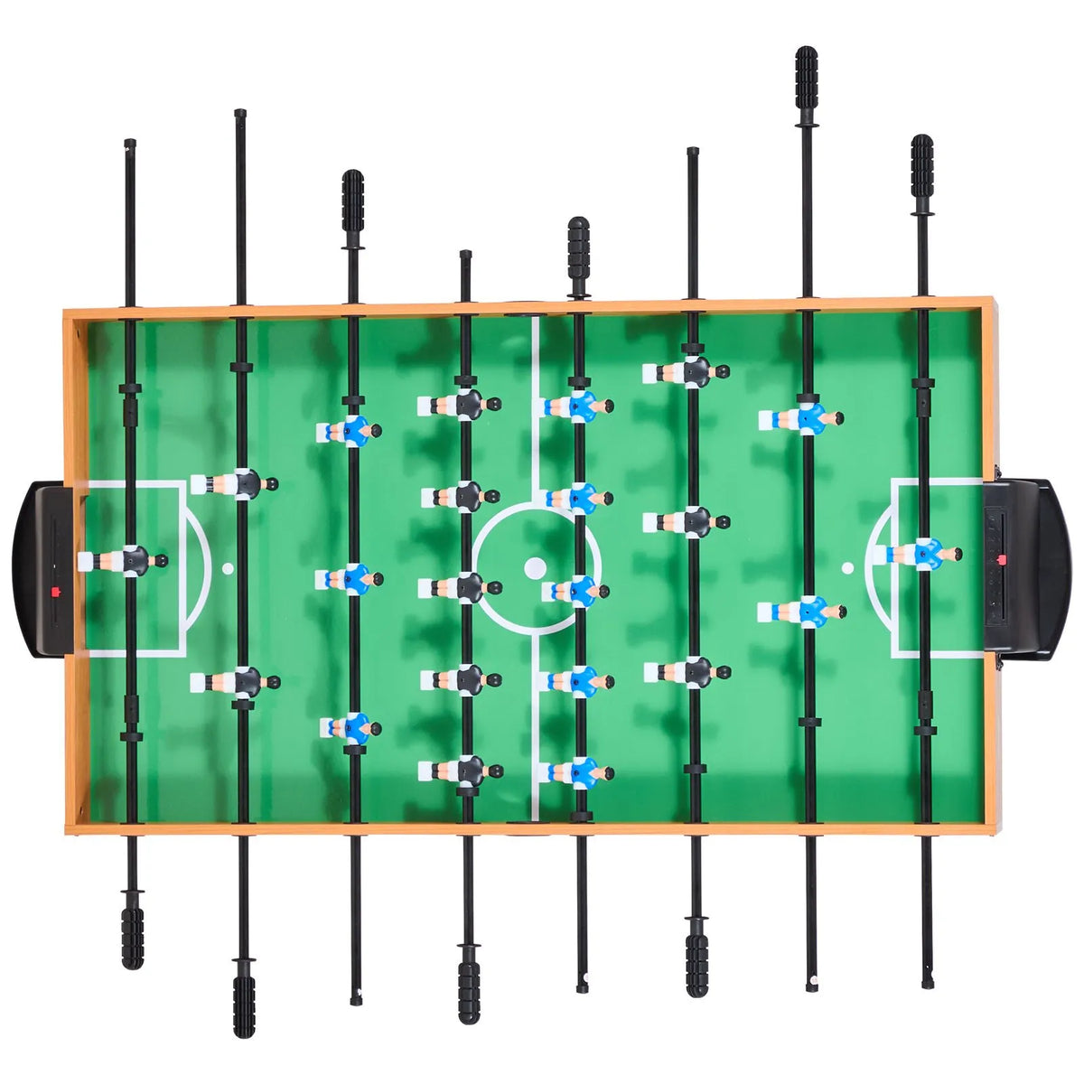 VEVOR salokāms galda futbols 106 cm, standarta izmēra iekštelpu galda futbola galds mājai, ģimenei un spēļu istabai, izturīgs komplekts ar 2 bumbiņām - ZEMLETES.LV