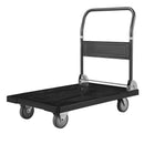 VEVOR salokāmi platformas ratiņi, kravnesība 453,59 kg, ar grozāmiem riteņiem un salokāmu rokturi, kompakta uzglabāšana, 895 × 595 × 850 mm - ZEMLETES.LV