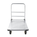 VEVOR platformas ratiņi, kravnesība 907,18 kg, smagas slodzes tērauda plakanie ratiņi ar grozāmiem riteņiem un rokturi, salokāmi, 900 × 600 × 900 mm - ZEMLETES.LV