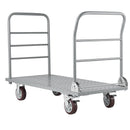 VEVOR platformas ratiņi, kravnesība 1202,02 kg, smagas slodzes plakanie ratiņi ar noņemamu aizsargmargu un grozāmiem riteņiem, salokāmi, 1220 × 610 × 920 mm - ZEMLETES.LV