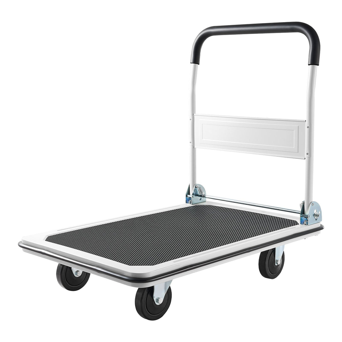 VEVOR salokāmi platformas ratiņi, kravnesība 299,37 kg, ar grozāmiem riteņiem un salokāmu rokturi, kompakta uzglabāšana, 900 × 870 × 610 mm - ZEMLETES.LV