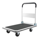 VEVOR salokāmi platformas ratiņi, kravnesība 299,37 kg, ar grozāmiem riteņiem un salokāmu rokturi, kompakta uzglabāšana, 900 × 870 × 610 mm - ZEMLETES.LV