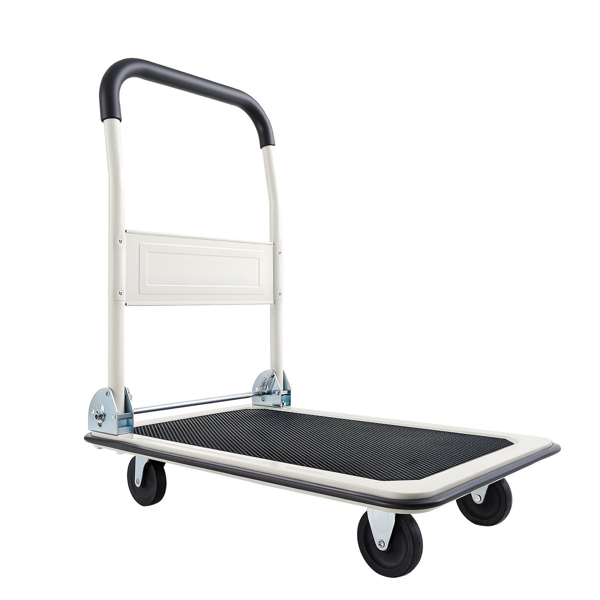 VEVOR salokāmi platformas ratiņi, kravnesība 149,69 kg, ar grozāmiem riteņiem un salokāmu rokturi, kompakta uzglabāšana, 735 × 480 × 825 mm - ZEMLETES.LV