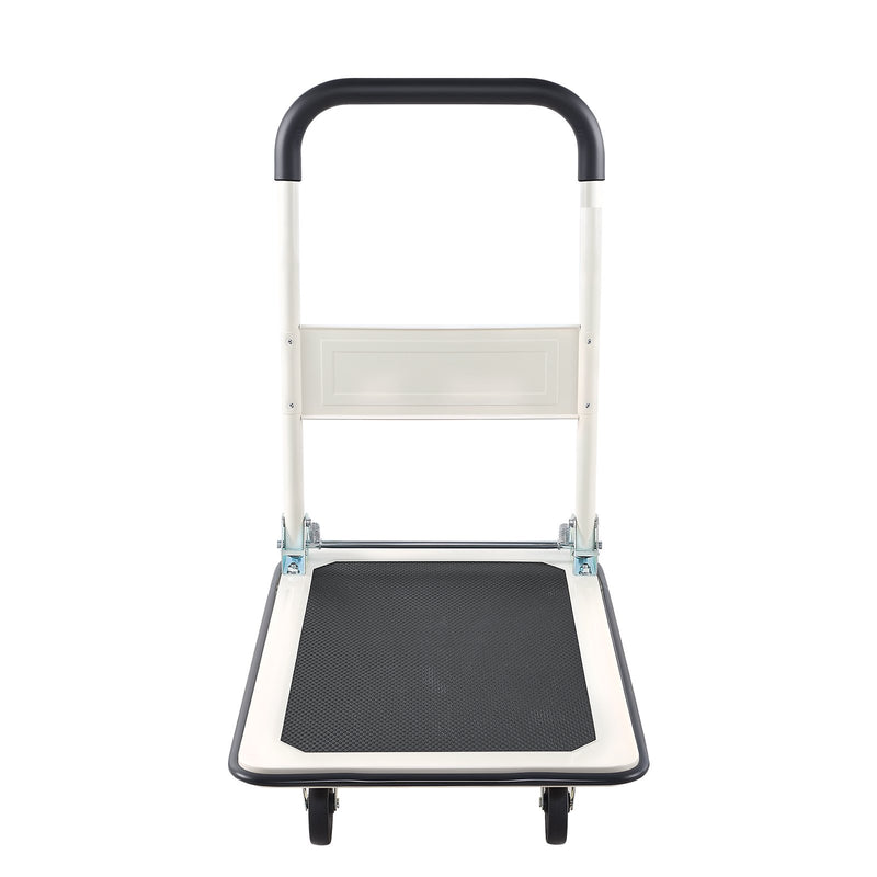 VEVOR salokāmi platformas ratiņi, kravnesība 149,69 kg, ar grozāmiem riteņiem un salokāmu rokturi, kompakta uzglabāšana, 735 × 480 × 825 mm - ZEMLETES.LV
