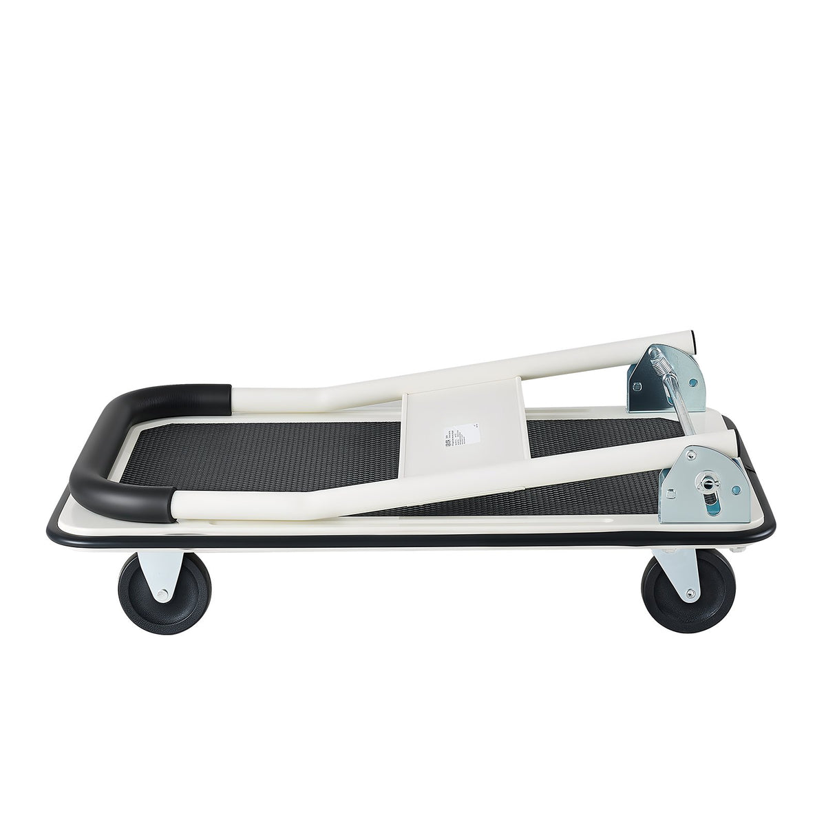 VEVOR salokāmi platformas ratiņi, kravnesība 149,69 kg, ar grozāmiem riteņiem un salokāmu rokturi, kompakta uzglabāšana, 735 × 480 × 825 mm - ZEMLETES.LV