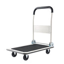 VEVOR salokāmi platformas ratiņi, kravnesība 149,69 kg, ar grozāmiem riteņiem un salokāmu rokturi, kompakta uzglabāšana, 735 × 480 × 825 mm - ZEMLETES.LV