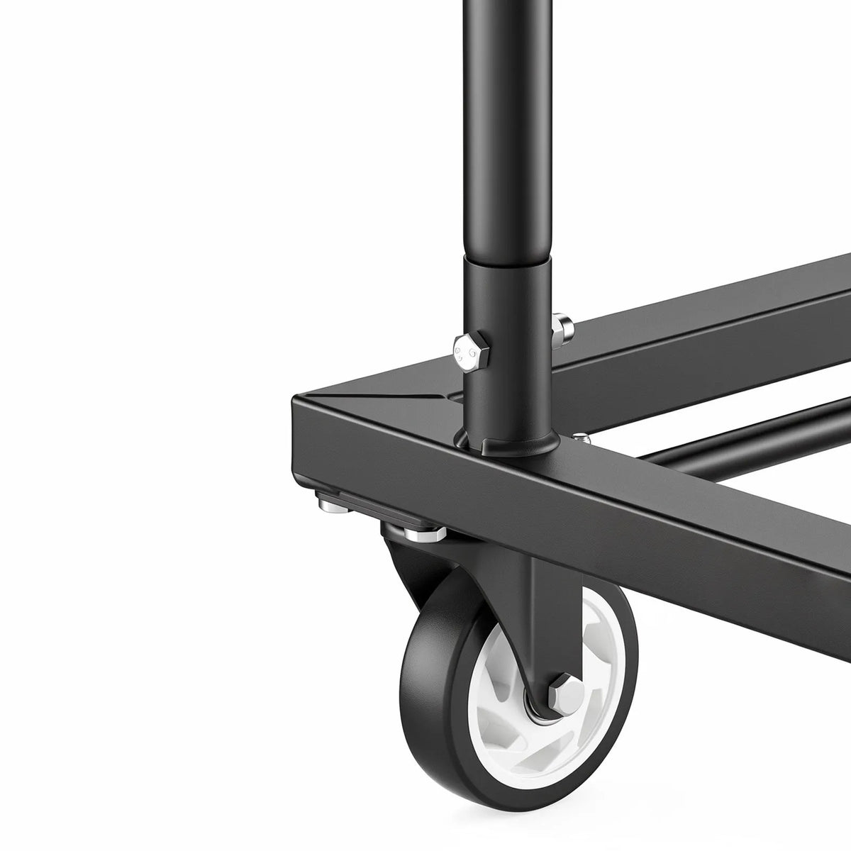 VEVOR saliekamo krēslu transportēšanas ratiņi, līdz 60 krēsliem, kravnesība 227 kg, tērauda konstrukcija, ar grozāmiem un bloķējamiem riteņiem