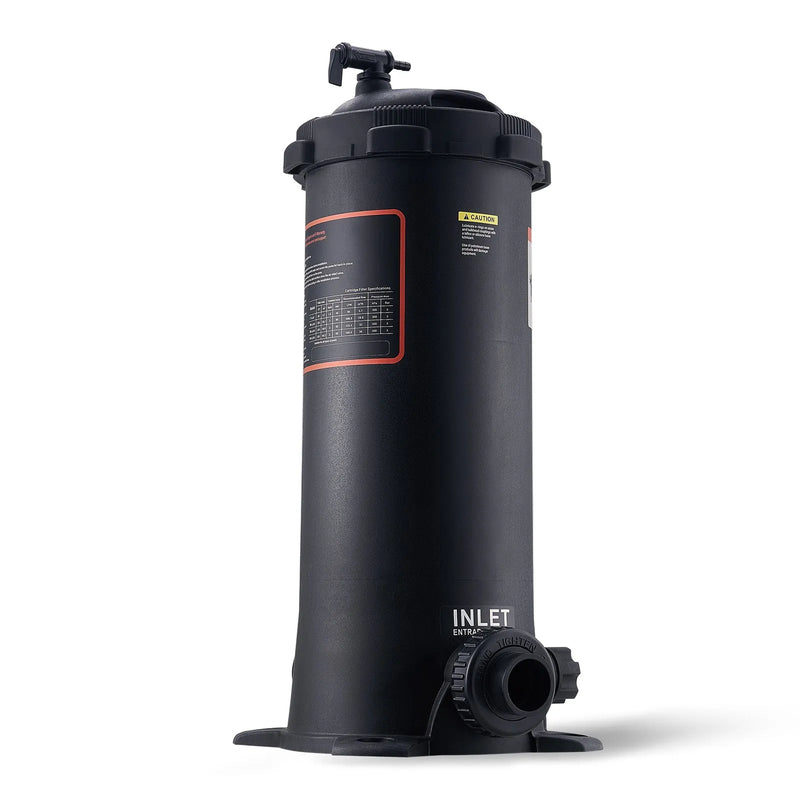 VEVOR Kārtridža baseina filtrs, 4,6 m² filtrācijas laukums, filtrācijas sistēma iebūvējamam un virszemes baseinam ar uzlabotu filtru un hermētisku korpusu, piemērota karstajām vannām, SPA un piepūšamajiem baseiniem