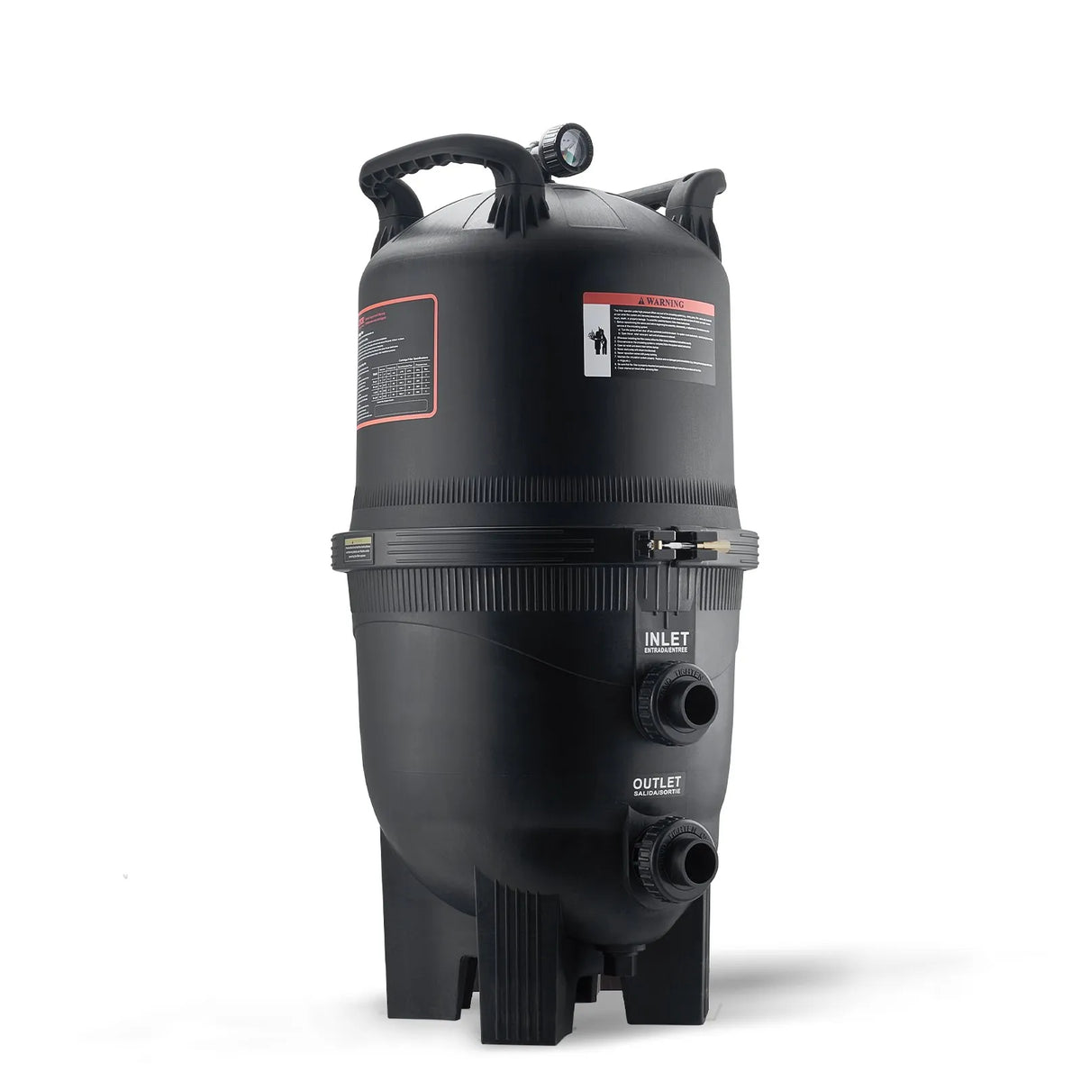 VEVORi kassetfiltriga basseinifilter 40 m² filtreerimispinnaga, filtreerimissüsteem sisseehitatud ja maapealsetele basseinidele, täiustatud ja hermeetilise filtriga, sobib mullivannidele, spa-dele ja täispuhutavatele basseinidele