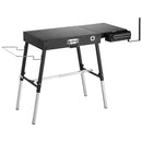 VEVOR saliekams grila galds, 87 × 45 cm, regulējams augstums, kravnesība 158 kg, ar magnētisku instrumentu turētāju un salvešu turētāju