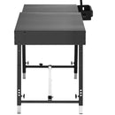 VEVOR saliekams grila galds, 87 × 45 cm, regulējams augstums, kravnesība 158 kg, ar magnētisku instrumentu turētāju un salvešu turētāju