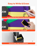 VEVOR Laimes rats 610 mm ar statīvu, 14 sektori, 6 krāsas, dzēšama virsma un 2 marķieri, galda vai grīdas lietošanai, piemērots ballītēm, izstādēm un pasākumiem