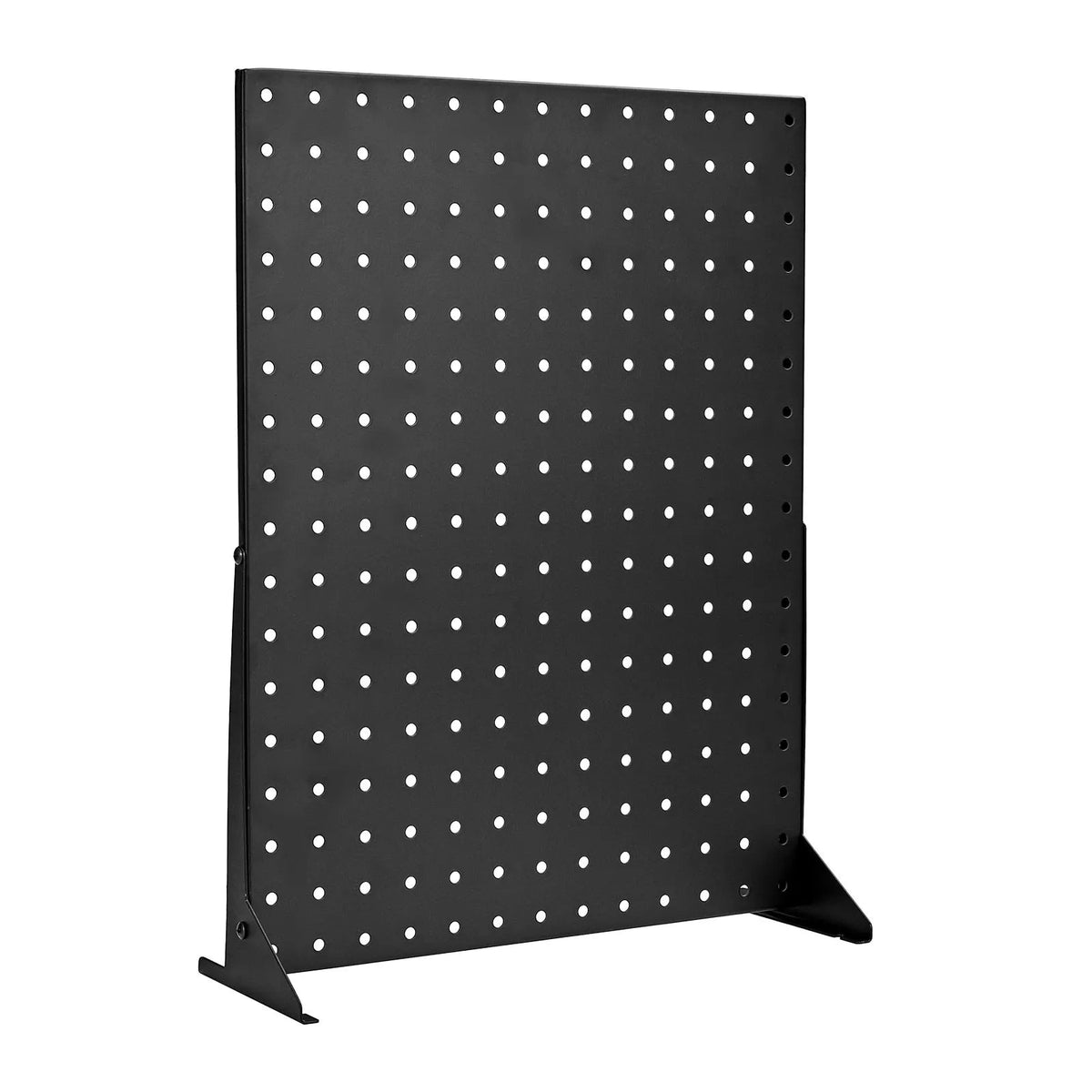 VEVORi lauale paigaldatavate perforeeritud näidistestide komplekt, 4 tk, 440 × 330 mm metallist perforeeritud paneelid, suure kandevõimega külmvaltsitud terasest toodete, aksessuaaride ja tarvikute hoidjad, jaemüügikohad ja juveeltoodete kauplused, mustad