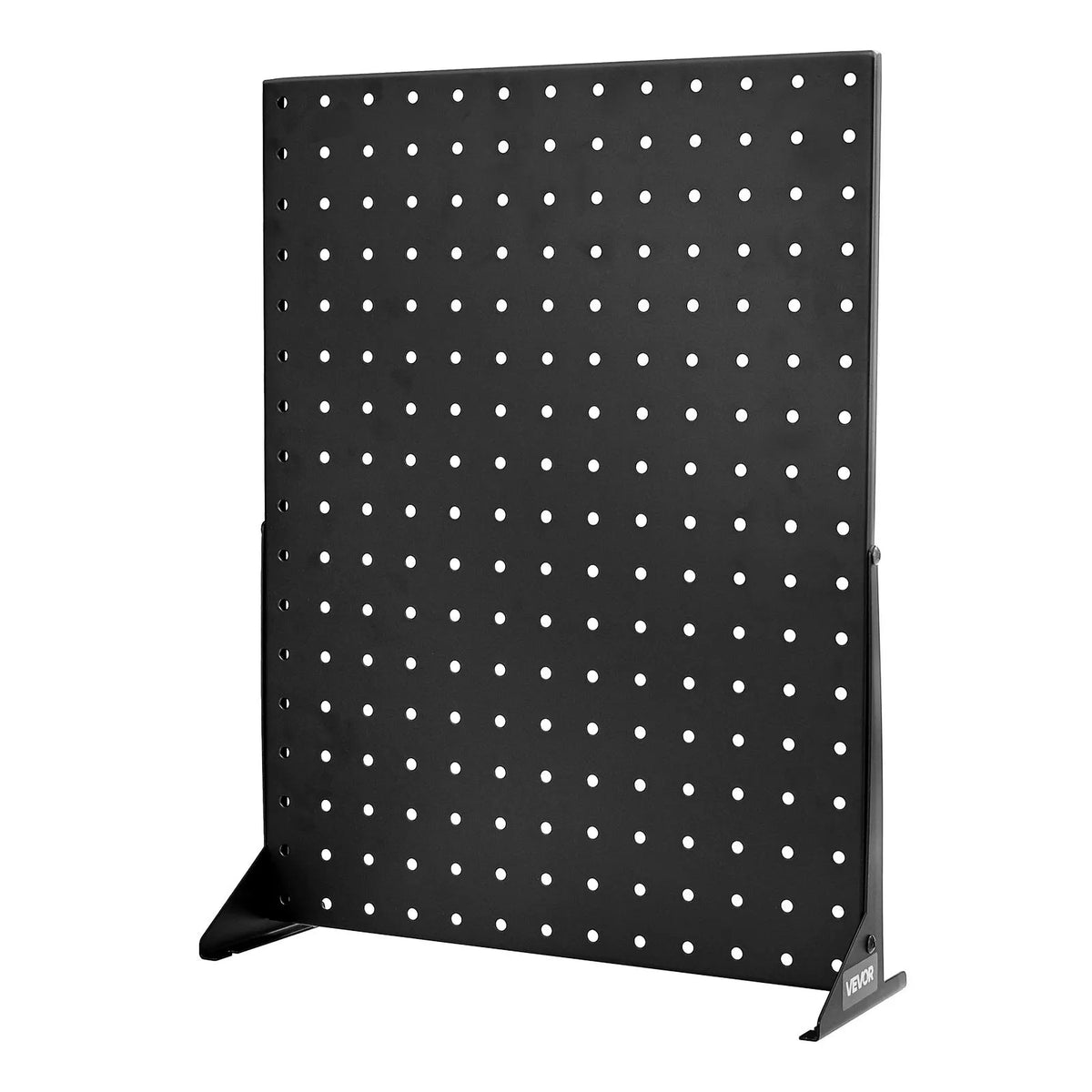 VEVORi lauale paigaldatavate perforeeritud näidistestide komplekt, 4 tk, 440 × 330 mm metallist perforeeritud paneelid, suure kandevõimega külmvaltsitud terasest toodete, aksessuaaride ja tarvikute hoidjad, jaemüügikohad ja juveeltoodete kauplused, mustad