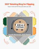 VEVOR 1000 detaļu rotējošs puzles dēlis ar 4 krāsainām filca atvilktnēm un pārsegu, 73 x 53 cm pārnēsājams koka galds, regulējams 2 slīpuma leņķos, puzļu piederumi pieaugušajiem, dzimšanas dienas dāvana mammai