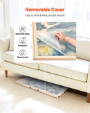 VEVOR 1500 detaļu rotējošs puzles dēlis ar 5 atvilktnēm un pārsegu, 86 x 63 cm pārnēsājams koka galds, puzļu organizators pieaugušajiem, uzglabāšanas sistēma, dzimšanas dienas dāvana mammai - ZEMLETES.LV
