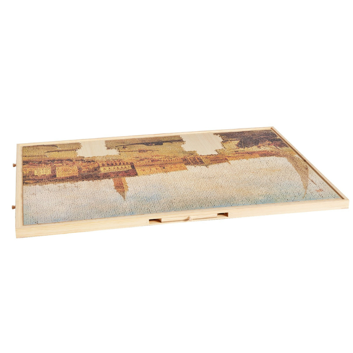 VEVOR 2000 detaļu rotējošs puzles dēlis ar 5 atvilktnēm un pārsegu, 102 x 74 cm pārnēsājams koka galds, puzļu organizators pieaugušajiem, uzglabāšanas sistēma, dzimšanas dienas dāvana mammai - ZEMLETES.LV