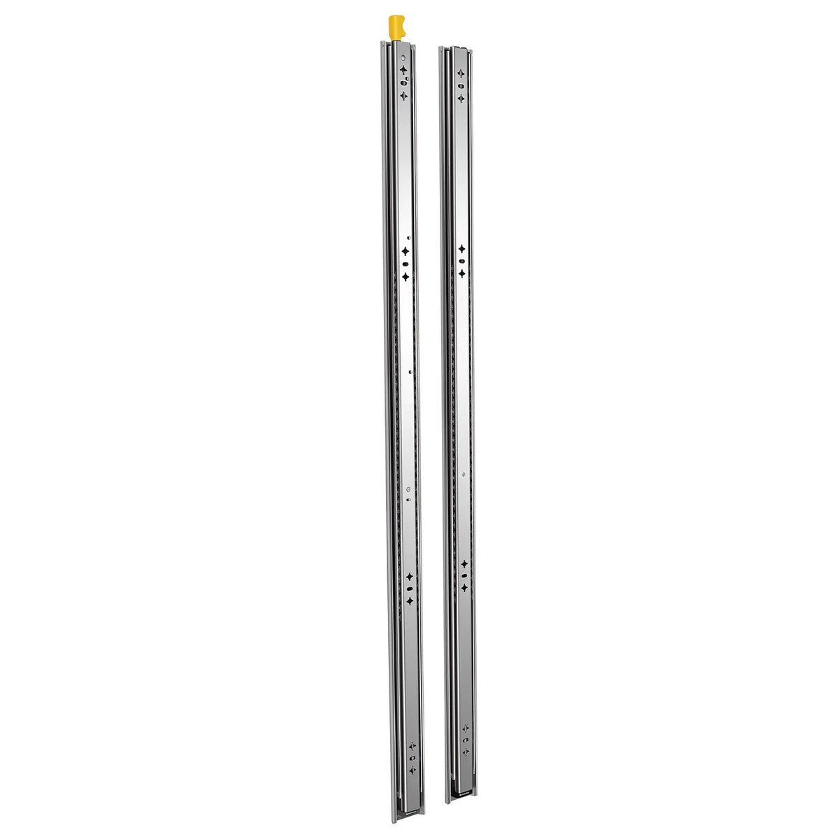 VEVOR 100 cm smagās slodzes atvilktņu sliedes 113,4 kg ar fiksatoru un pilnu izbīdīšanu