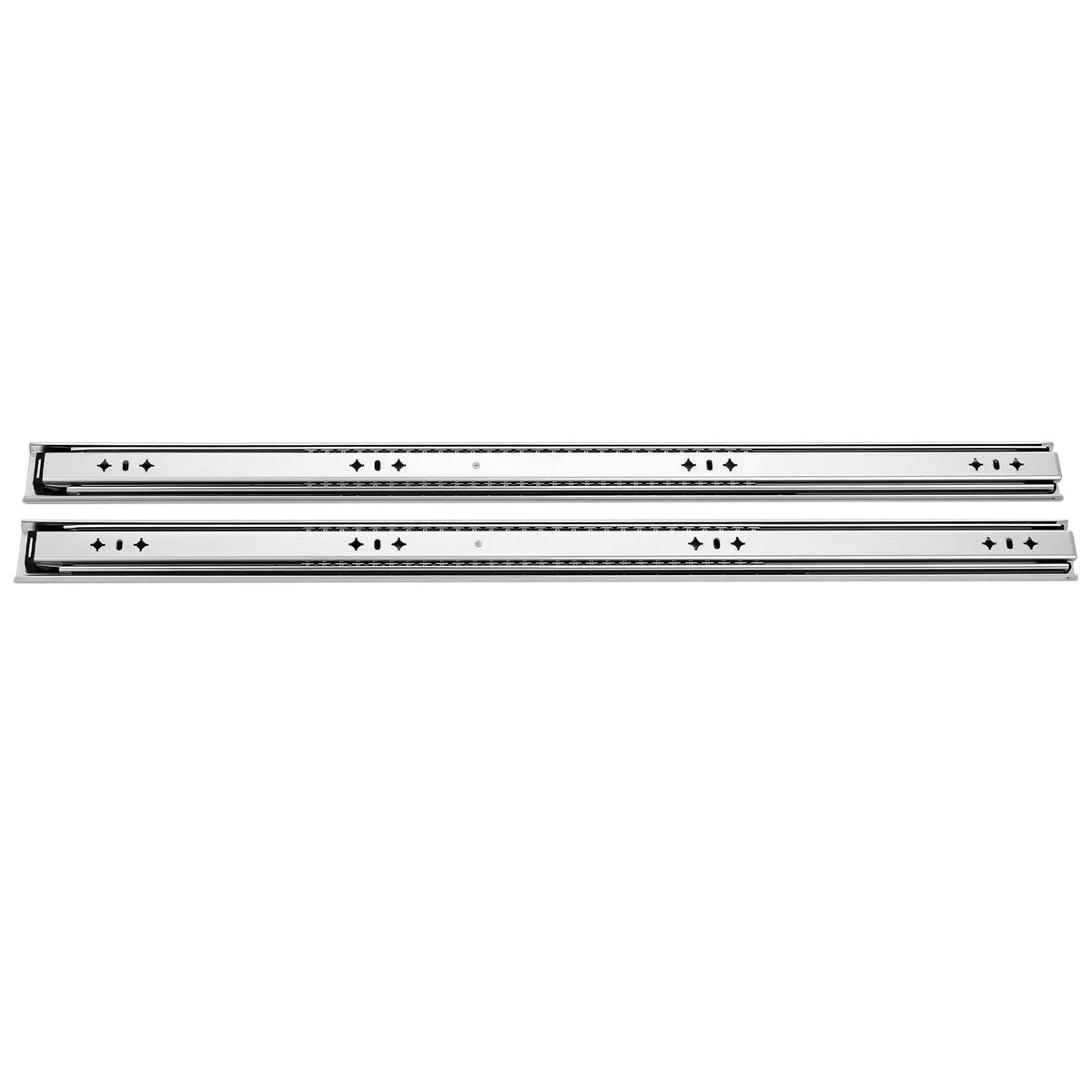 VEVOR 80 cm smagās slodzes atvilktņu sliedes ar 120,2 kg kravnesību