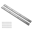 VEVOR 75 cm smagās slodzes atvilktņu sliedes ar 120,2 kg kravnesību, 3 sekciju pilnas izvilkšanas mehānisms, lodīšu gultņi, oglekļa tērauds, 1 pāris