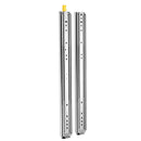 VEVOR 66 cm smagās slodzes atvilktņu sliedes ar slēdzeni un 226,8 kg kravnesību, 3 sekciju pilnas izvilkšanas mehānisms, lodīšu gultņi un oglekļa tērauda konstrukcija