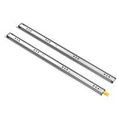 VEVOR 75 cm smagās slodzes atvilktņu sliedes ar slēdzeni un 113,4 kg kravnesību, 3 sekciju pilnas izvilkšanas mehānisms, lodīšu gultņi, 6 pāri