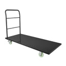 VEVOR platformas ratiņi, kravnesība 907,18 kg, industriāli tērauda plakanie ratiņi ar grozāmiem riteņiem un rokturi, ērta uzglabāšana, 1525 × 700 × 1090 mm - ZEMLETES.LV