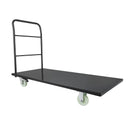 VEVOR platformas ratiņi, kravnesība 907,18 kg, industriāli tērauda plakanie ratiņi ar grozāmiem riteņiem un rokturi, ērta uzglabāšana, 1525 × 700 × 1090 mm - ZEMLETES.LV