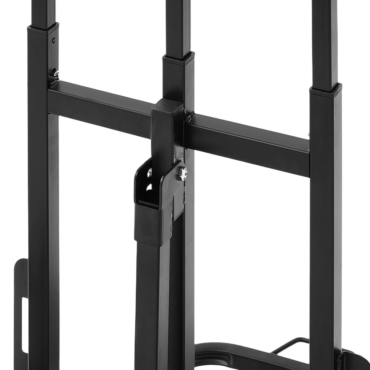 VEVOR kāpņu ratiņi, kravnesība pa kāpnēm 100 kg, izturīgi salokāmi ratiņi ar teleskopisku rokturi, 6 riteņi un 2 gumijas stiprinājuma auklas, piemēroti mājsaimniecībai, iepirkumiem un noliktavai - ZEMLETES.LV